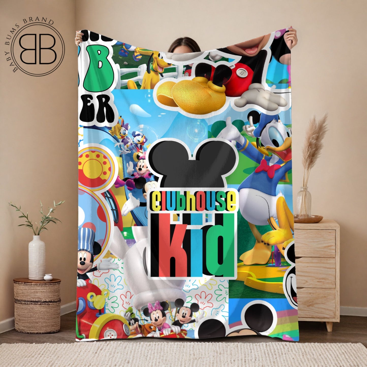 RTS CLUBHOUSE KID MINKY BLANKET