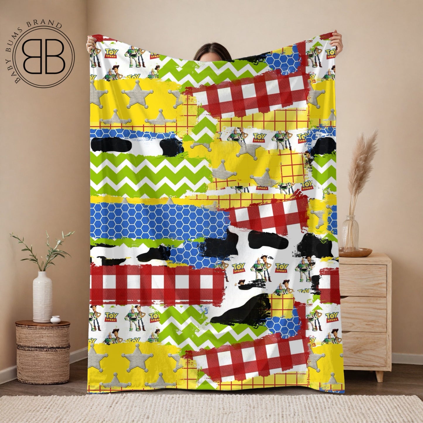 RTS TOYS DOUBLE SIDED LARGE MINKY BLANKET