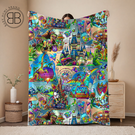 RTS WRONG PARK DOUBLE SIDED MINKY BLANKET