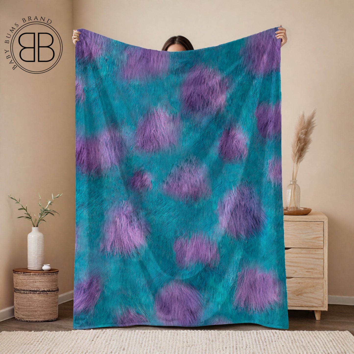 RTS MONSTERS DOUBLE SIDED MINKY BLANKET