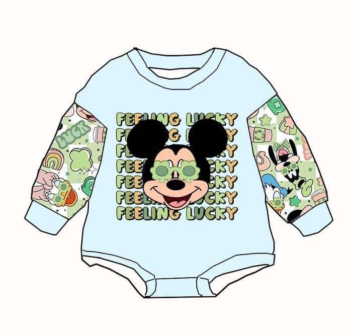 RTS LUCKY BOY MOUSE OVERSIZED ROMPER