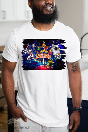 SPACE CITY ADULT UNISEX T-SHIRT - Baby Bums Clothing 