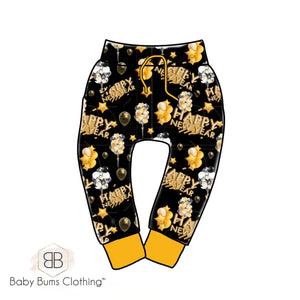 RTS NEW YEAR BALLOONS LUCAS JOGGERS - Baby Bums Clothing 