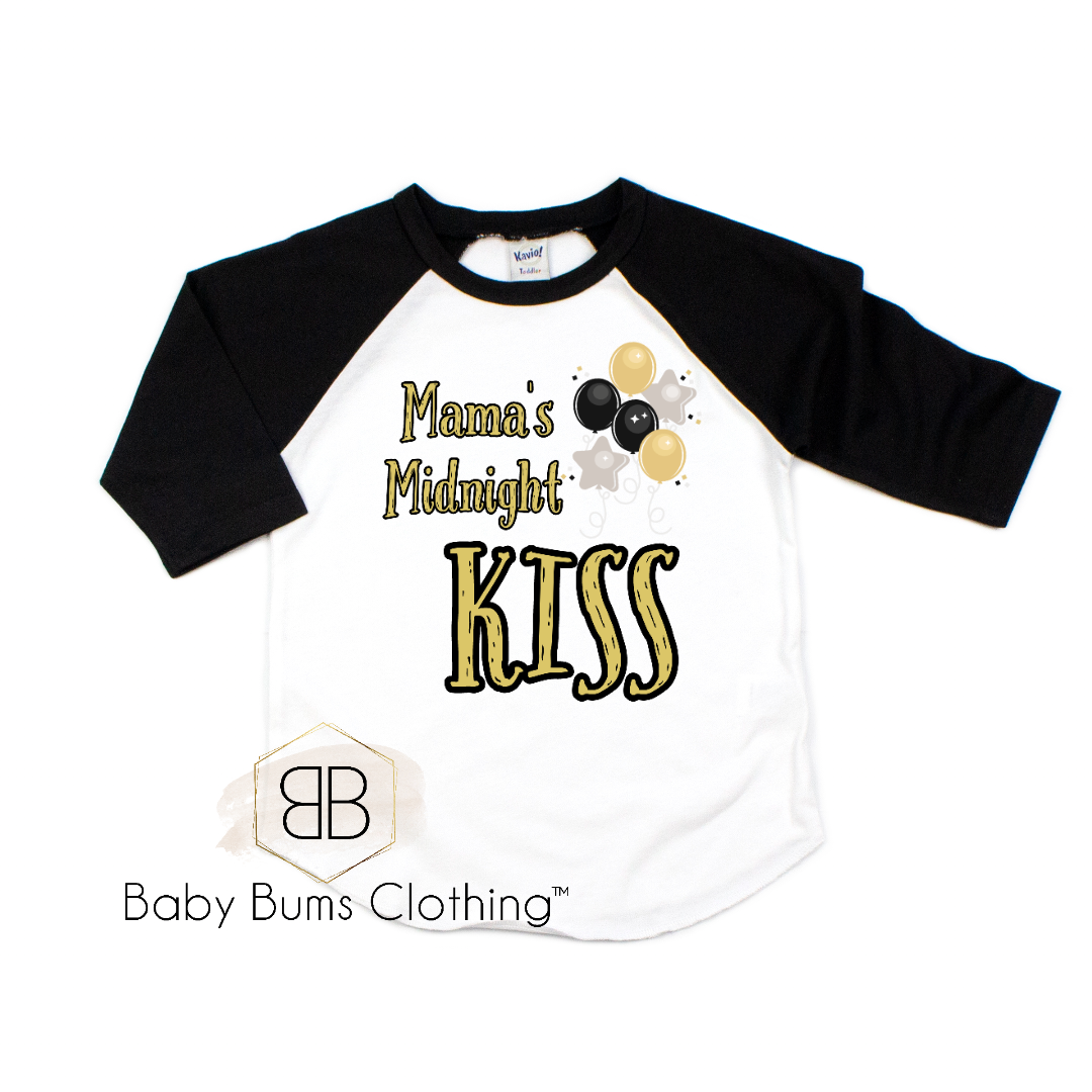 MAMAS MIDNIGHT KISS T-SHIRT - Baby Bums Clothing 