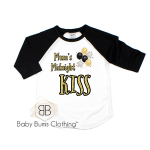 MUMS MIDNIGHT KISS T-SHIRT - Baby Bums Clothing 