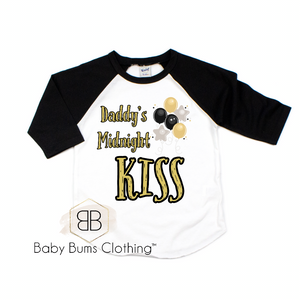 DADDYS MIDNIGHT KISS T-SHIRT - Baby Bums Clothing 