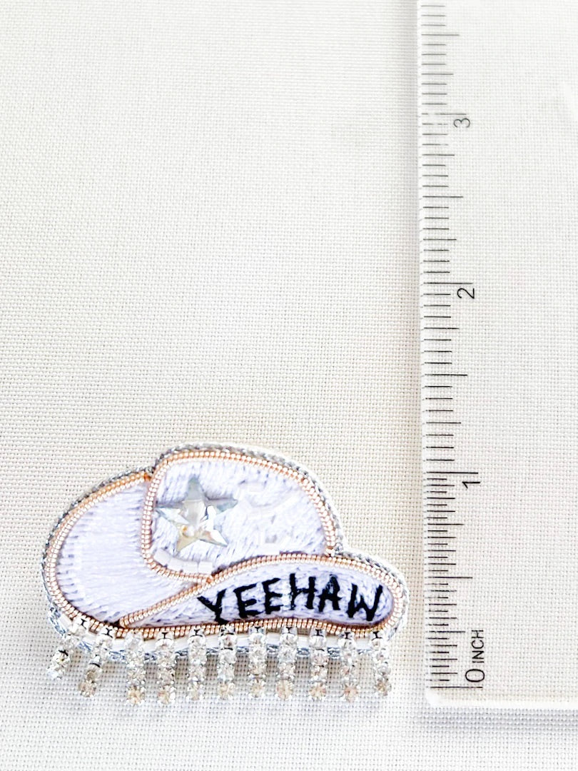 YEEHAW COWBOY HAT 14K GOLD EARRINGS - Baby Bums Clothing