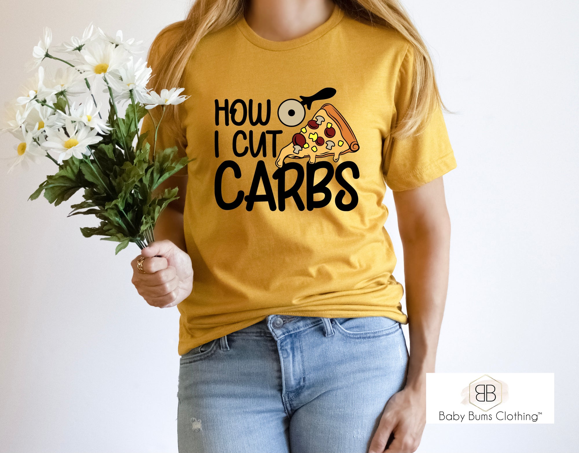 CUTTING CARBS ADULT UNISEX T-SHIRT - Baby Bums Clothing 
