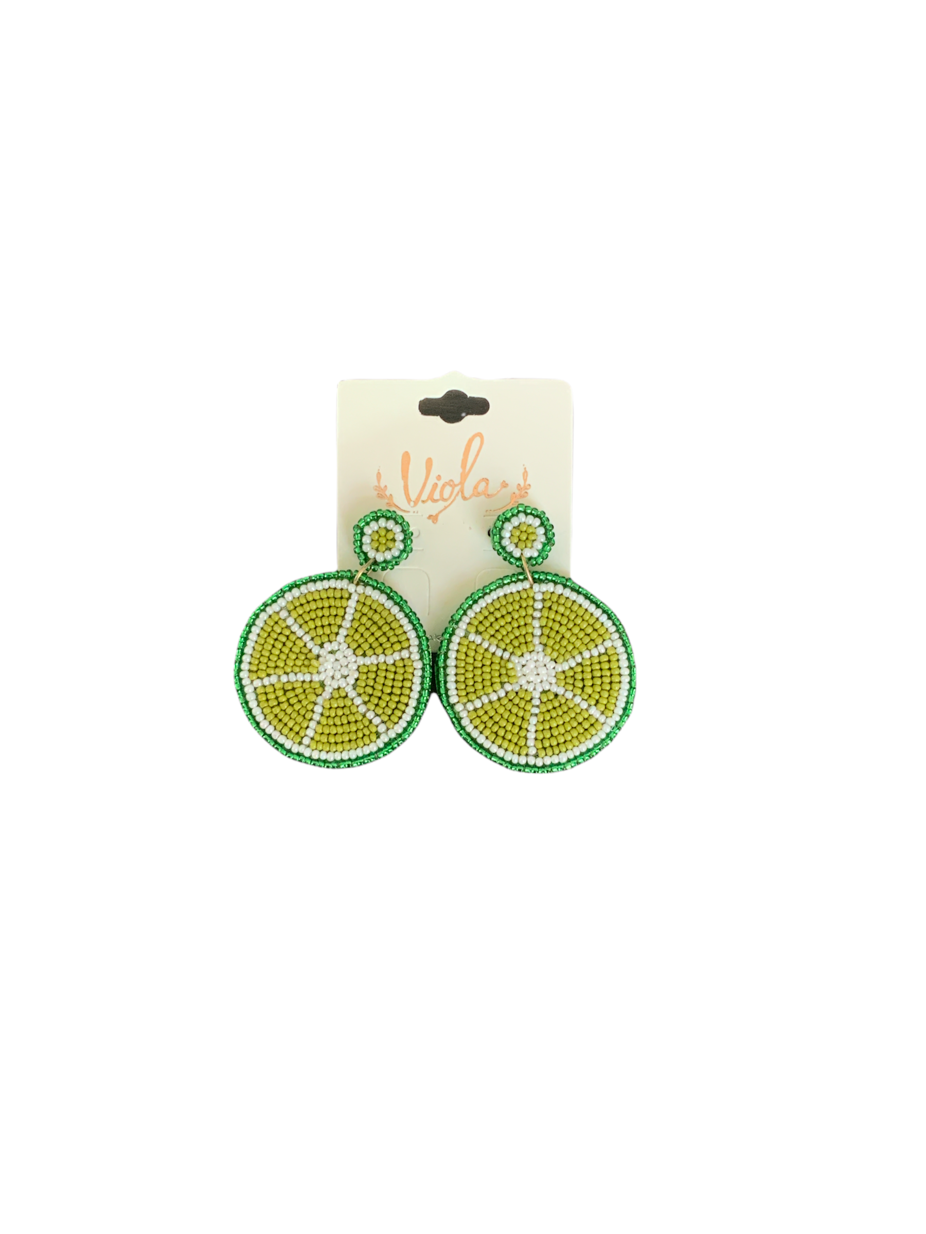 LIME EARRINGS - Baby Bums Clothing 