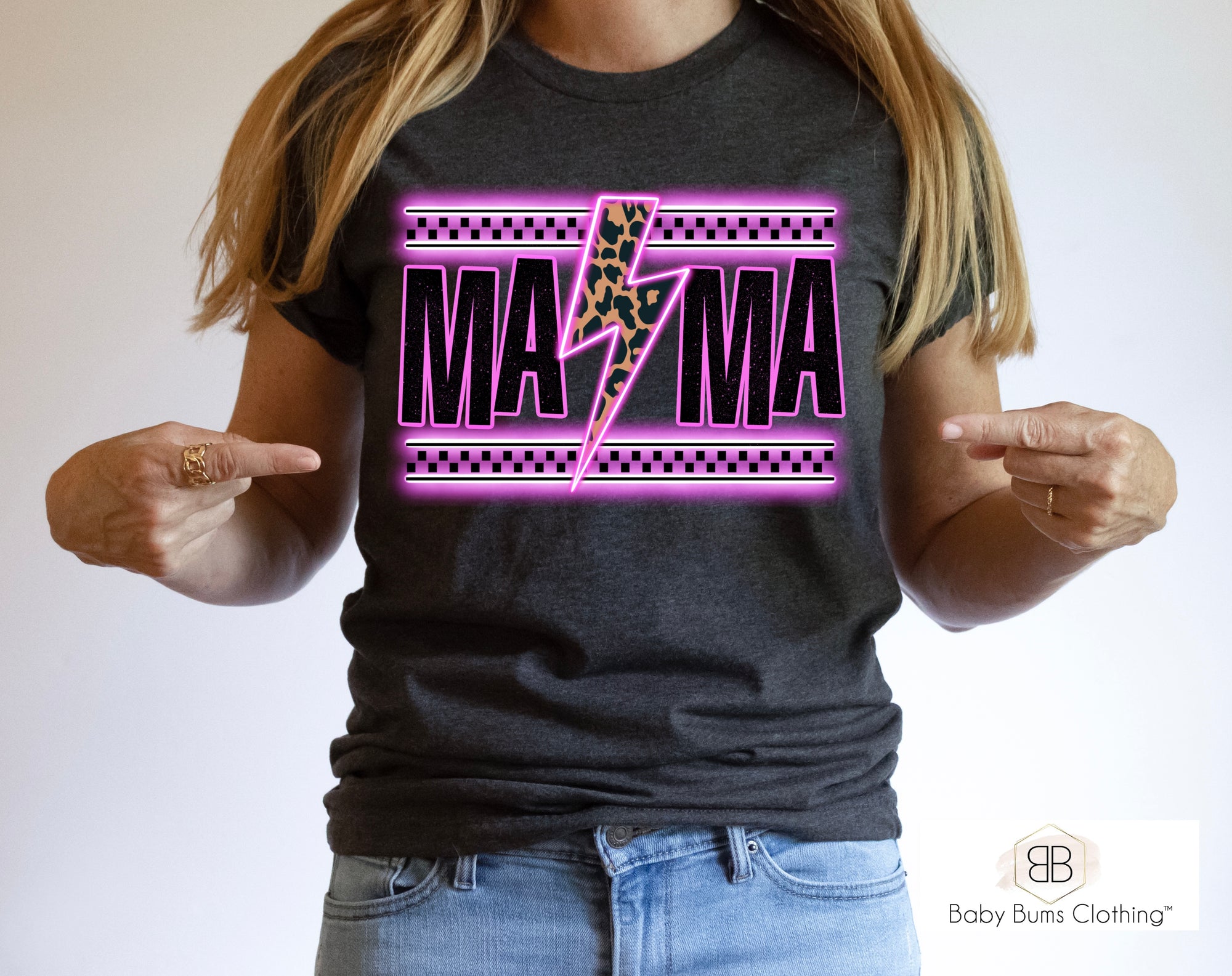 NEON MAMA ADULT UNISEX T-SHIRT - Baby Bums Clothing 