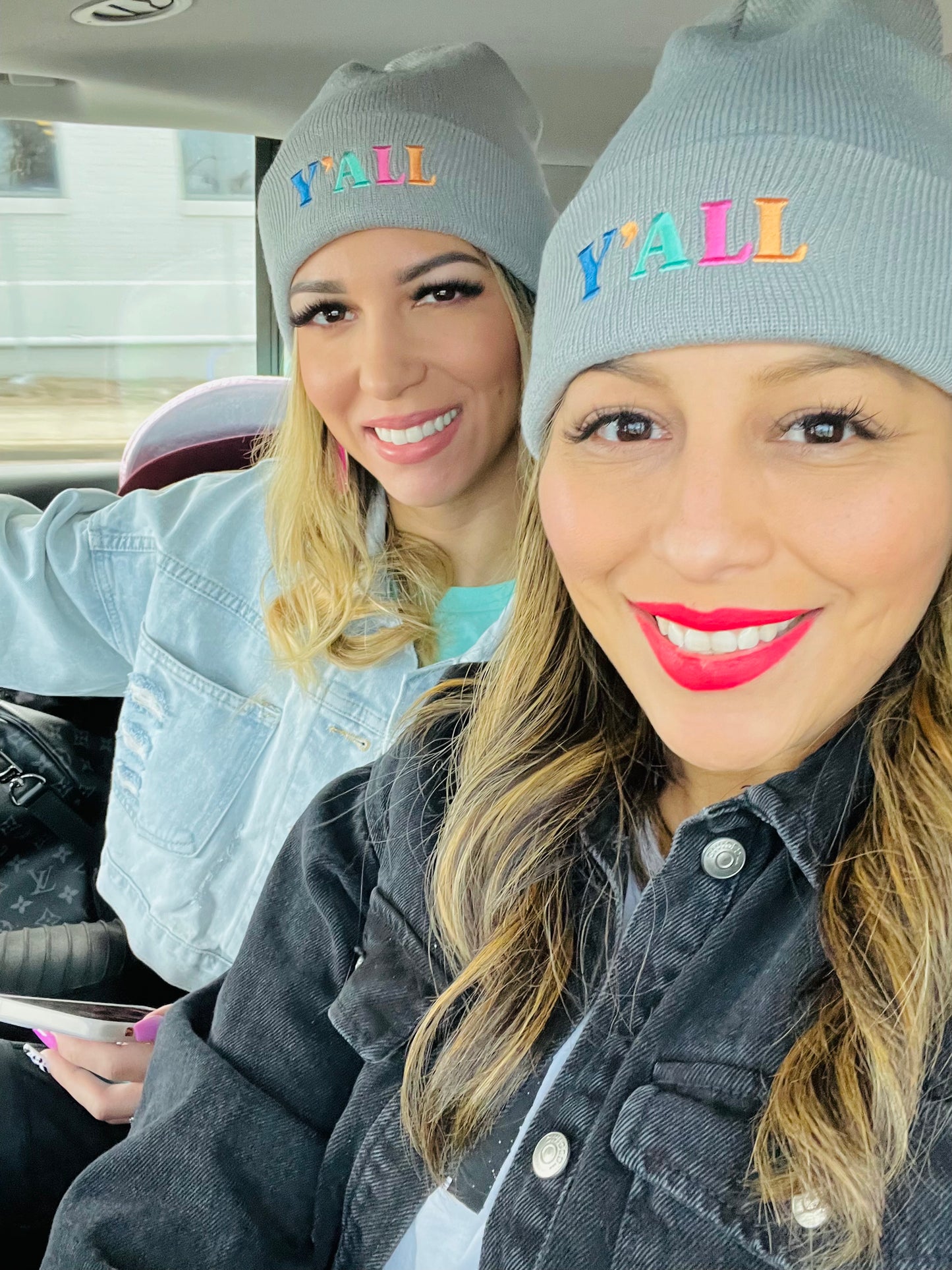 YALL GREY ADULT BEANIE - Baby Bums Clothing