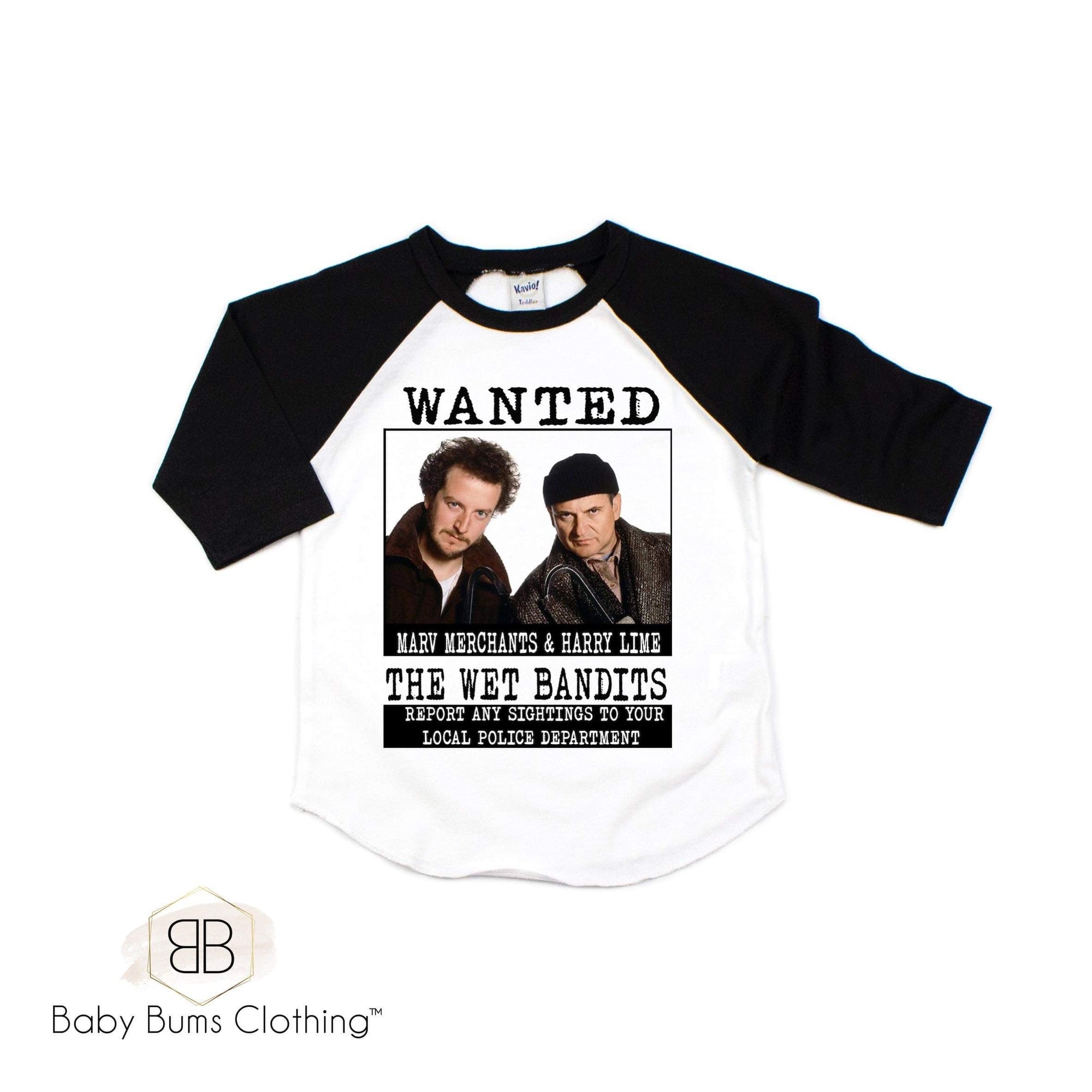 RTS KIDS WET BANDITS SCREEN TRANSFER - Baby Bums Clothing 