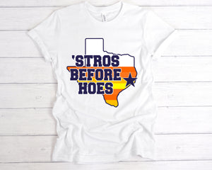 STROS BEFORE HOES ADULT UNISEX T-SHIRT - Baby Bums Clothing 
