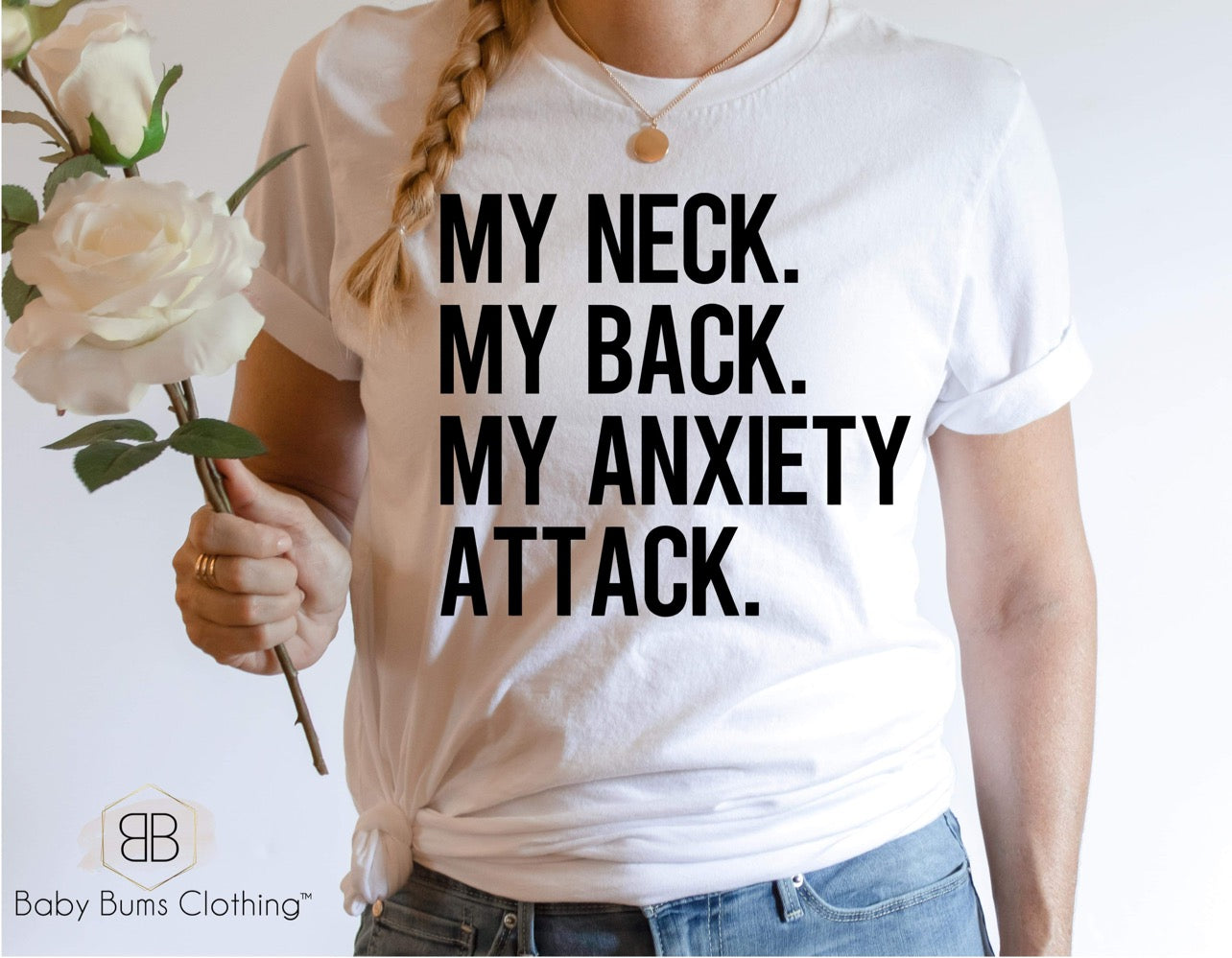MY NECK MY BACK ADULT UNISEX T-SHIRT - Baby Bums Clothing 