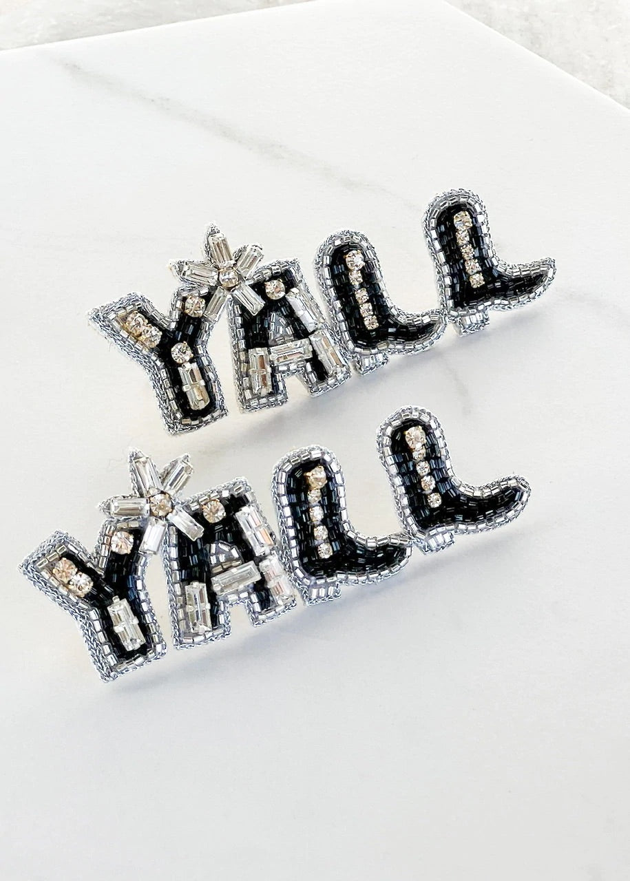 Y’ALL 14K GOLD EARRINGS - Baby Bums Clothing