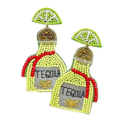 NEON TEQUILA EARRINGS - Baby Bums Clothing 