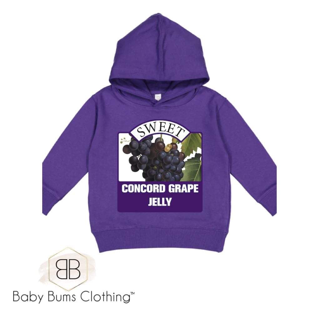 GRAPE JELLY HOODIE - Baby Bums Clothing 