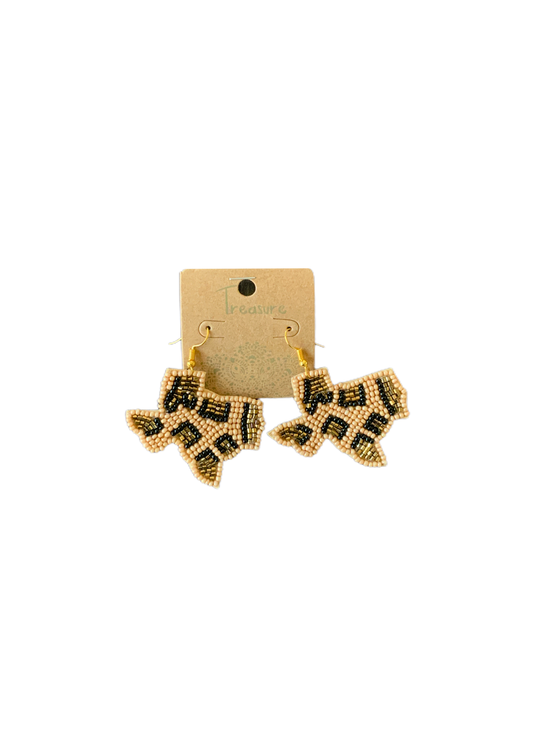 TEXAS LEOPARD EARRINGS - Baby Bums Clothing 