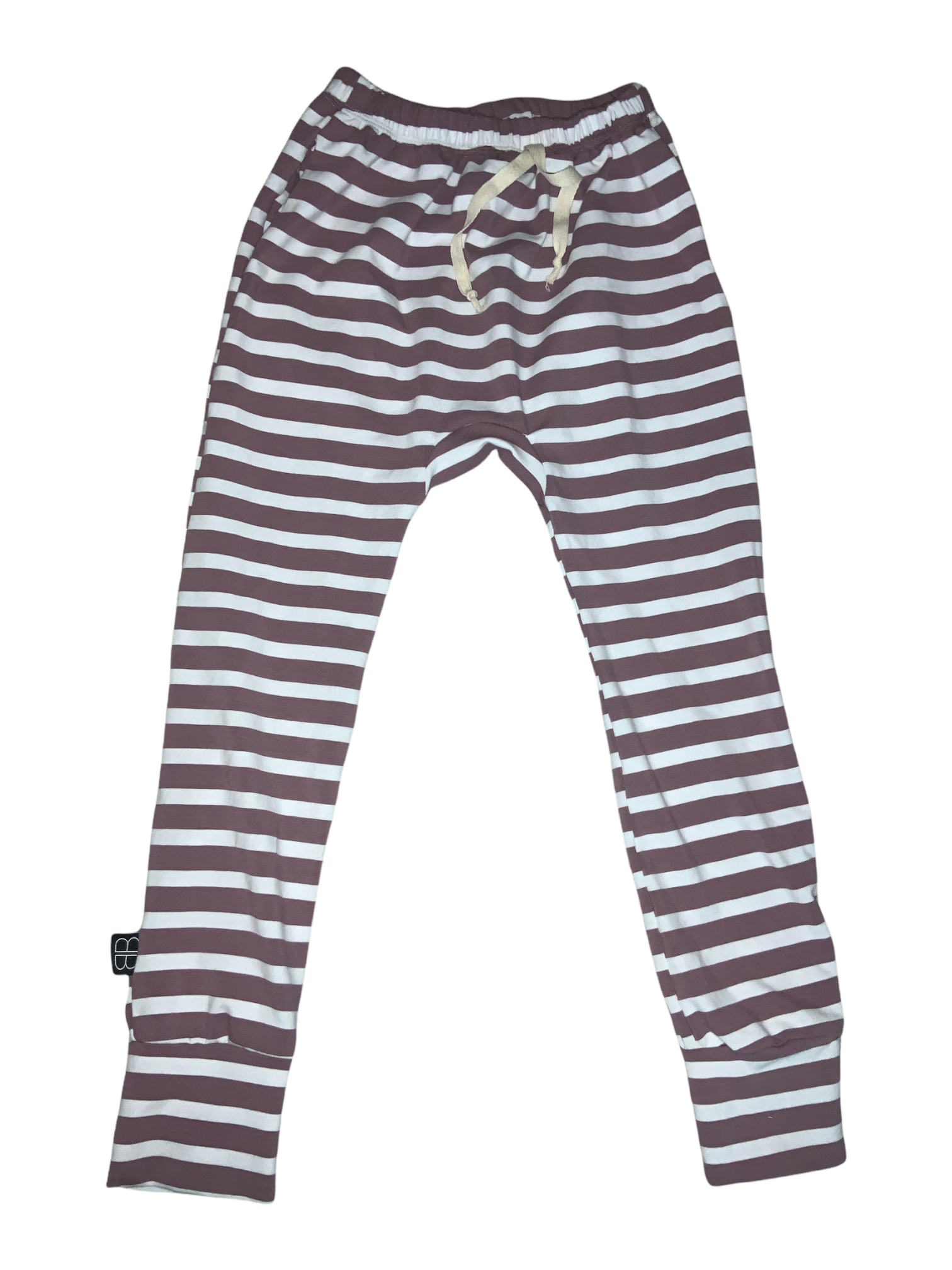 RTS mauve Stripes Pocket Sweet Pants - Baby Bums Clothing 