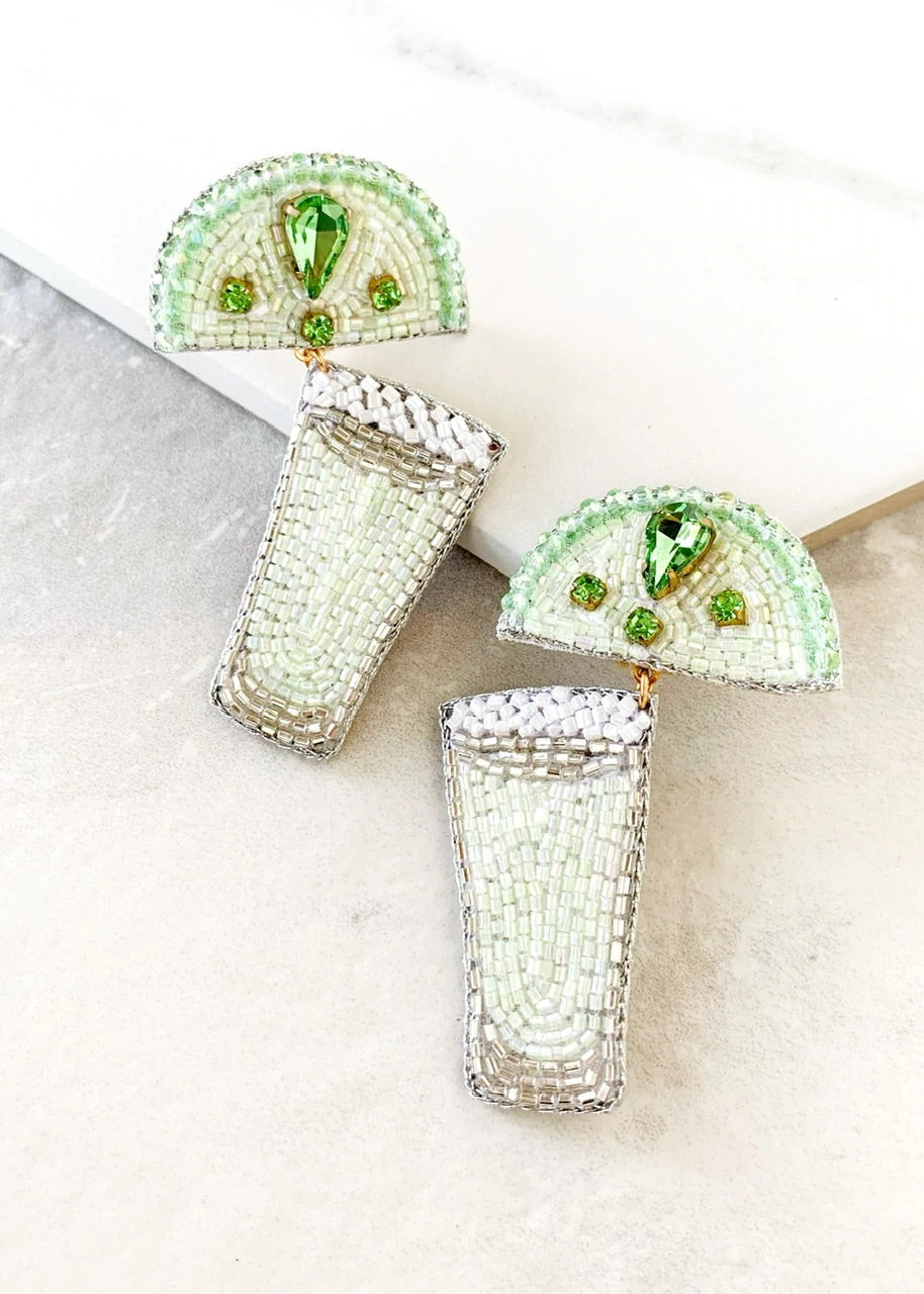TEQUILA SHOT 14K GOLD EARRINGS - Baby Bums Clothing