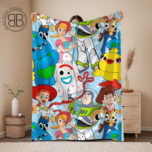 RTS TOYS SINGLE SIDED MINKY BLANKET