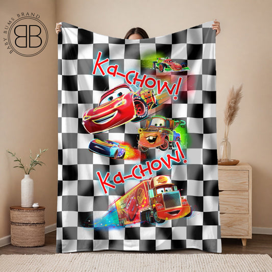 RTS CAR SINGLE SIDED MINKY BLANKET