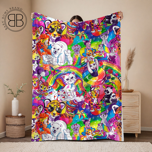 RTS 90’S GIRLS SINGLE SIDED MINKY BLANKET