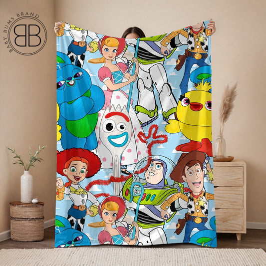 RTS TOYS DOUBLE SIDED LARGE MINKY BLANKET