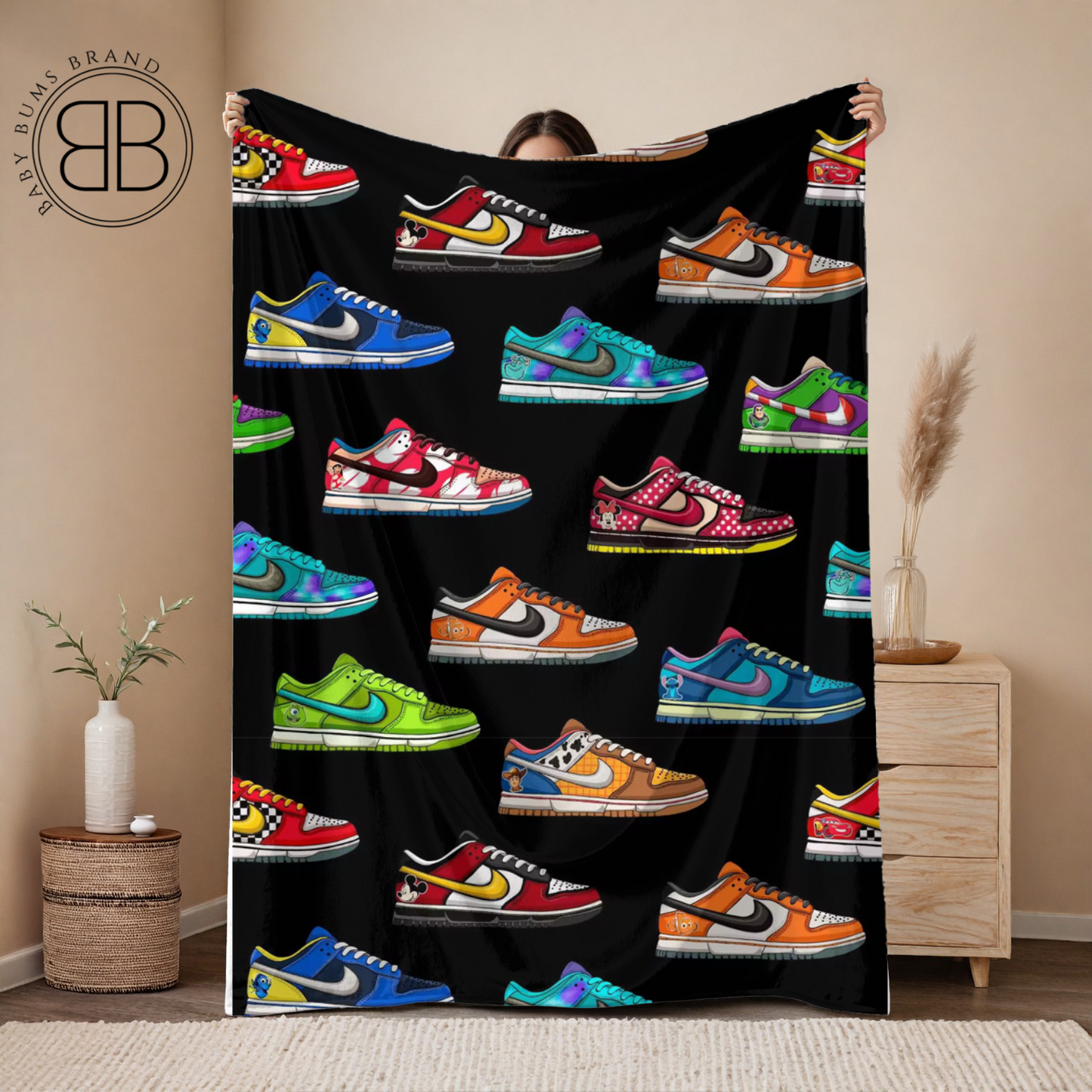 RTS MAGICAL DUNKS DOUBLE SIDED MINKY BLANKET