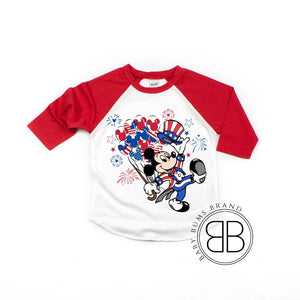 4TH PARK MOUSE KIDS T-SHIRT - Baby Bums Clothing 