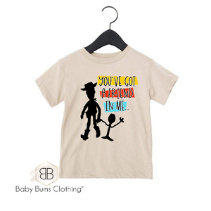 COWBOY AND TRASH T-SHIRT - Baby Bums Clothing 