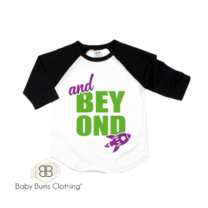 AND BEYOND T-SHIRT - Baby Bums Clothing 