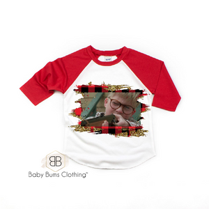PLAID SHOOT EYE OUT T-SHIRT - Baby Bums Clothing 