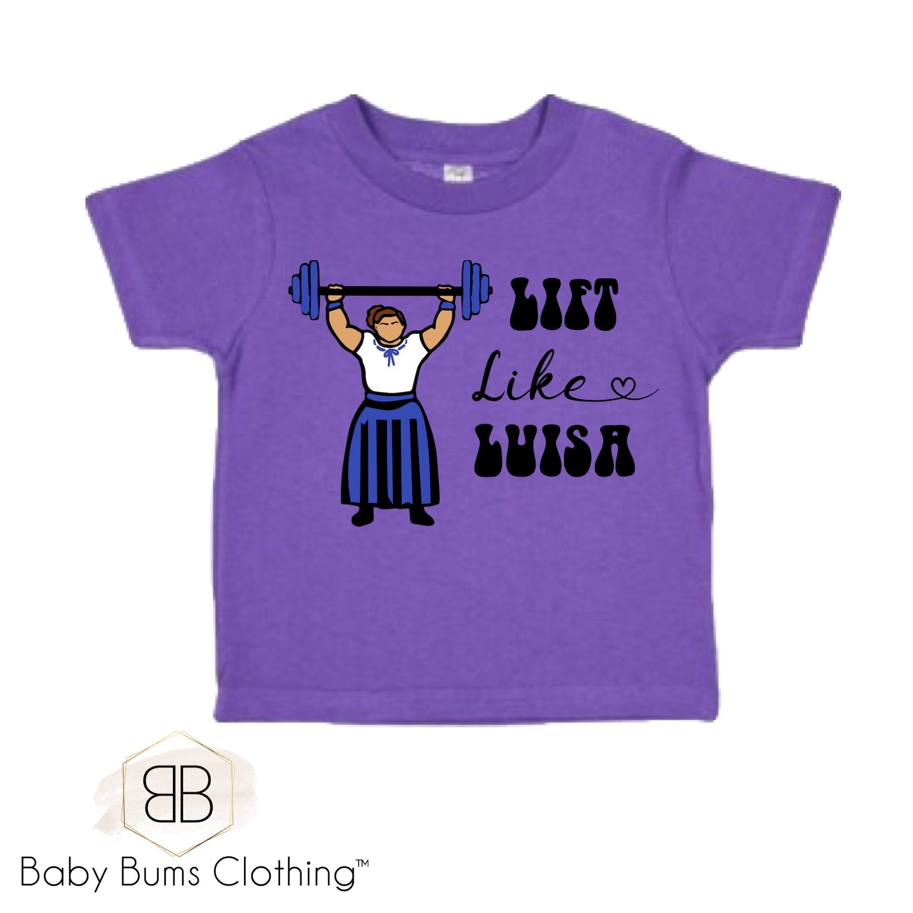 LIFT LIKE LUISA T-SHIRT - Baby Bums Clothing 