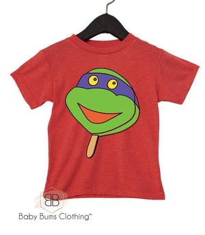 TURTLE ICE CREAM T-SHIRT - Baby Bums Clothing 