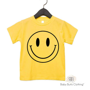 SMILEY FACE T-SHIRT - Baby Bums Clothing 
