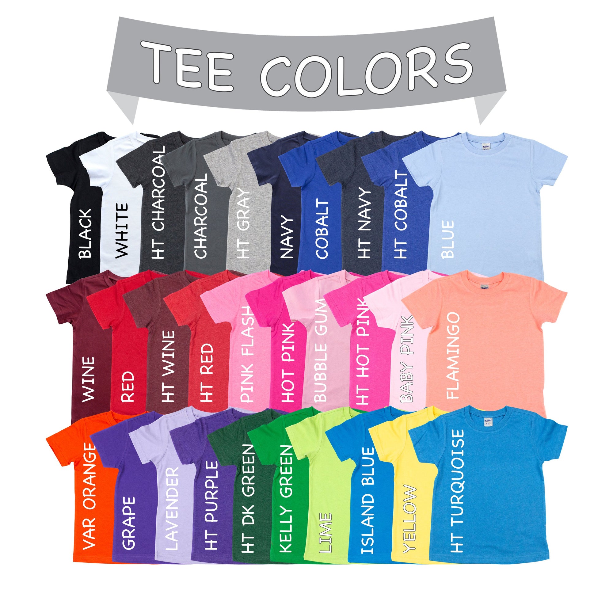 FRANKIE COLOR T-SHIRT - Baby Bums Clothing 