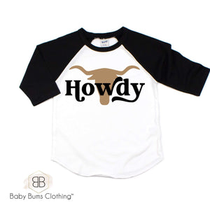 HOWDY BULL T-SHIRT - Baby Bums Clothing 