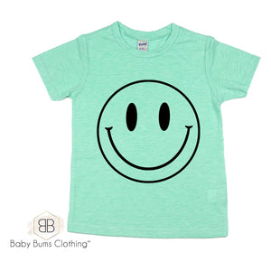 SMILEY FACE T-SHIRT - Baby Bums Clothing 