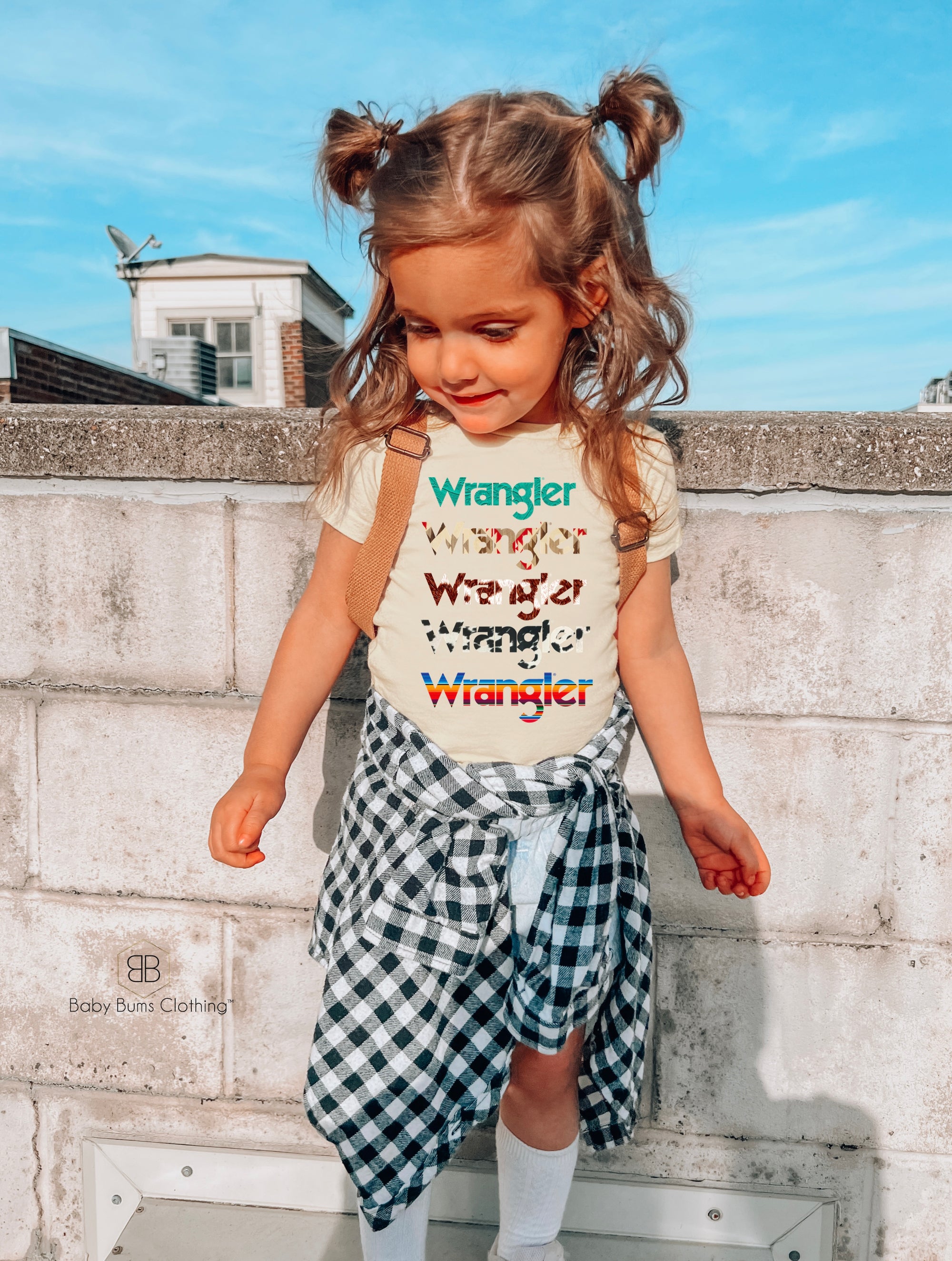 WESTERN FIT KIDS T-SHIRT - Baby Bums Clothing 