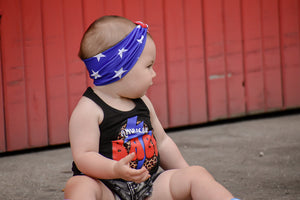 ROCKER AMERICAN BABE KIDS T-SHIRT - Baby Bums Clothing 