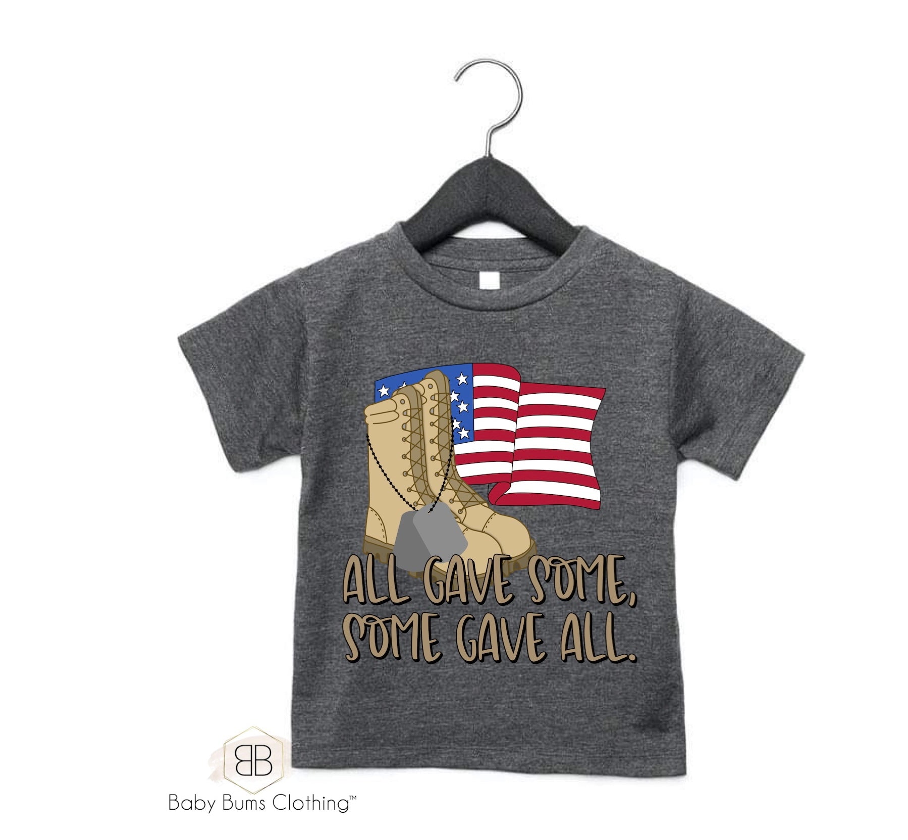 SOME GAVE ALL KIDS T-SHIRT - Baby Bums Clothing 