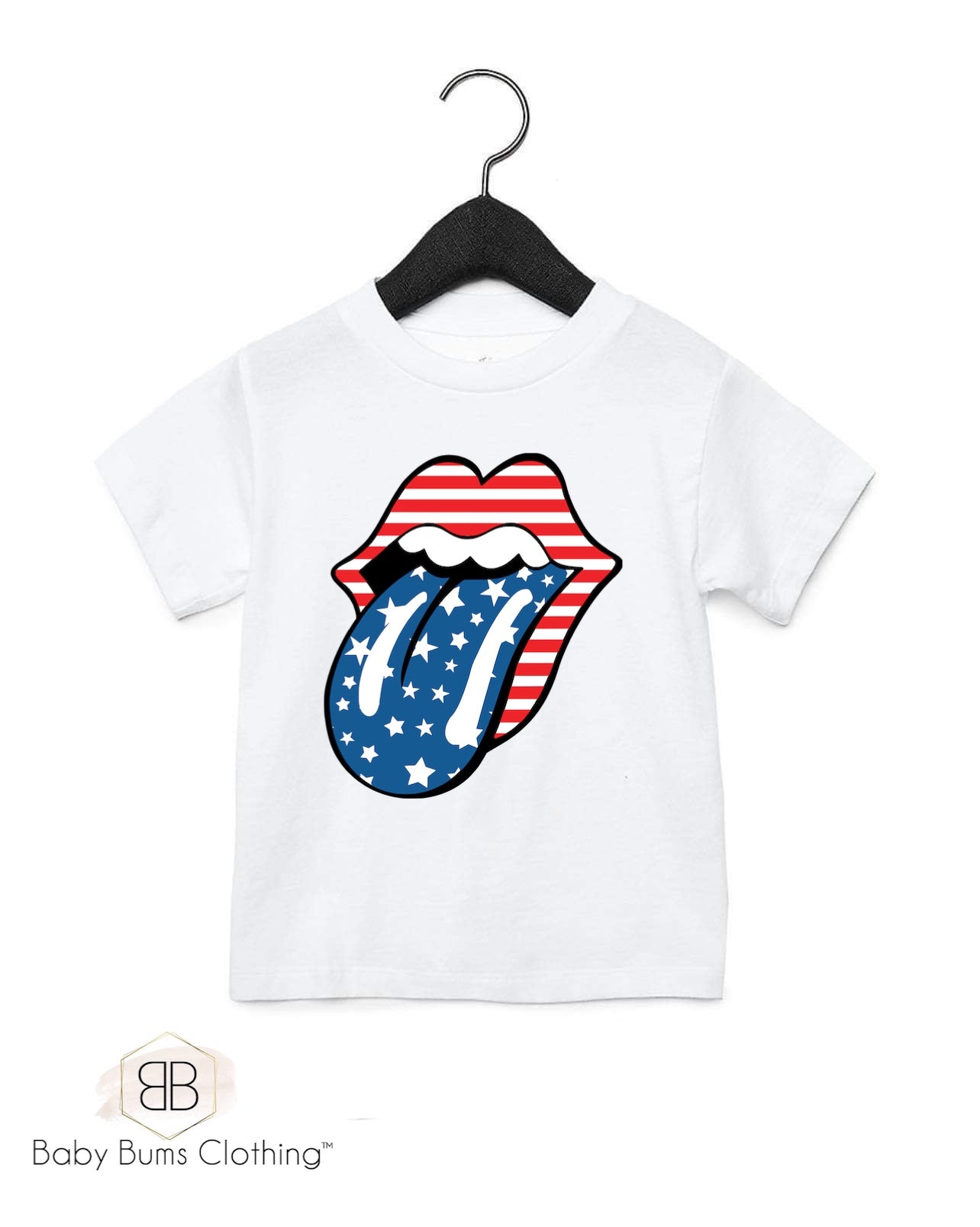 RWB TONGUE KIDS T-SHIRT - Baby Bums Clothing 