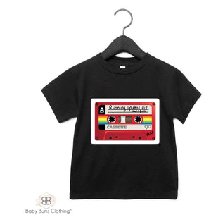 STRANGER CASSETTE KIDS T-SHIRT - Baby Bums Clothing 