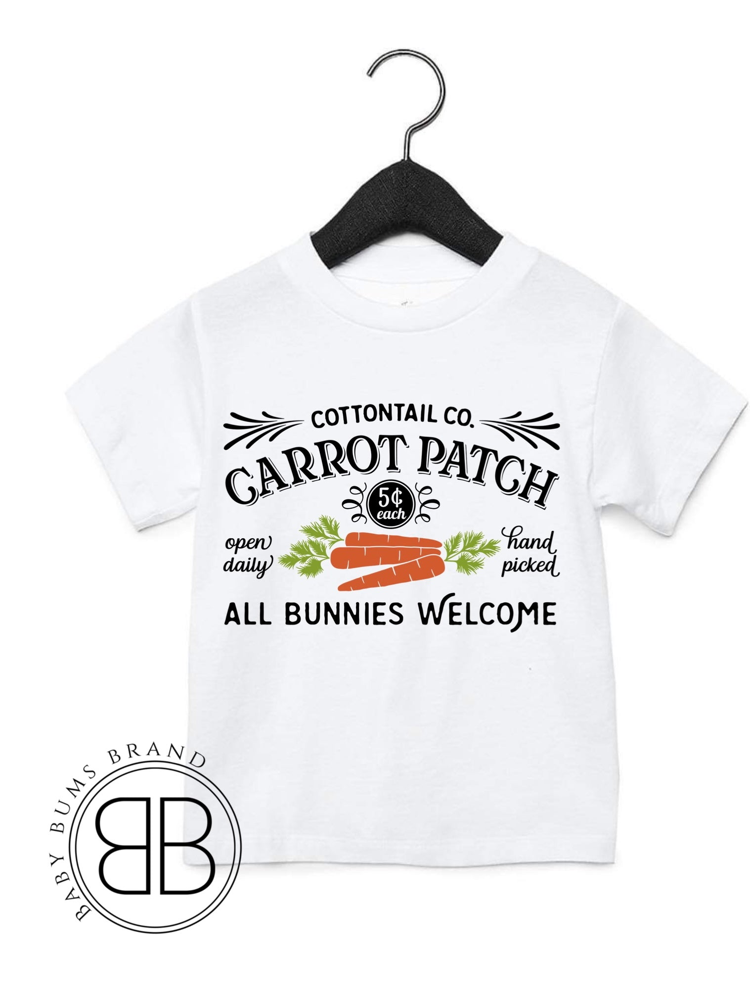 CARROT PATCH T-SHIRT - Baby Bums Clothing 