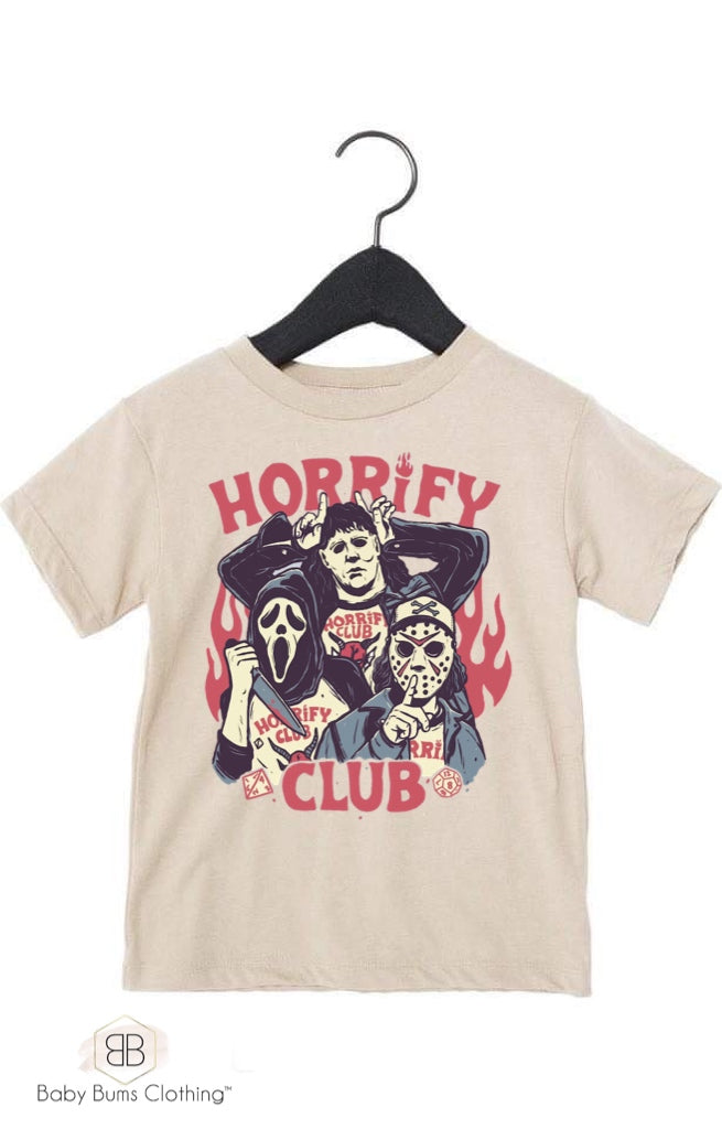 HORRIFY CLUB T-SHIRT - Baby Bums Clothing 