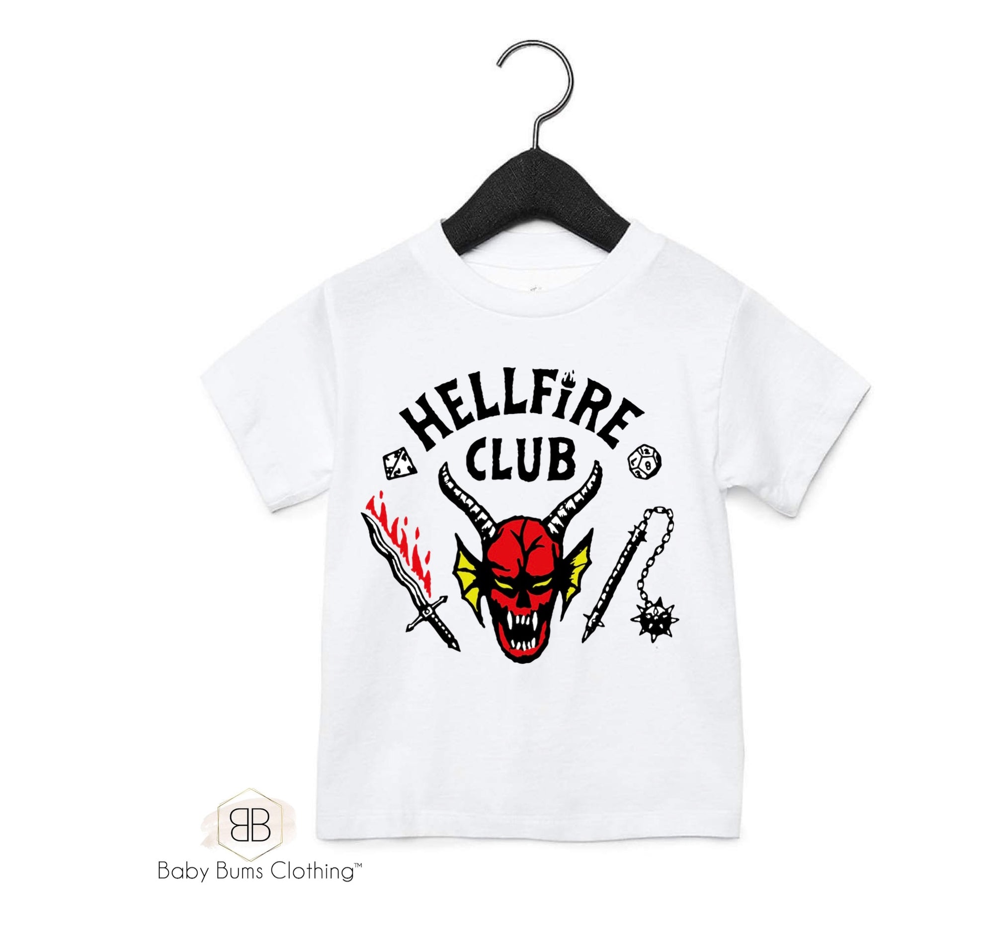 HELLFIRE CLUB KIDS T-SHIRT - Baby Bums Clothing 