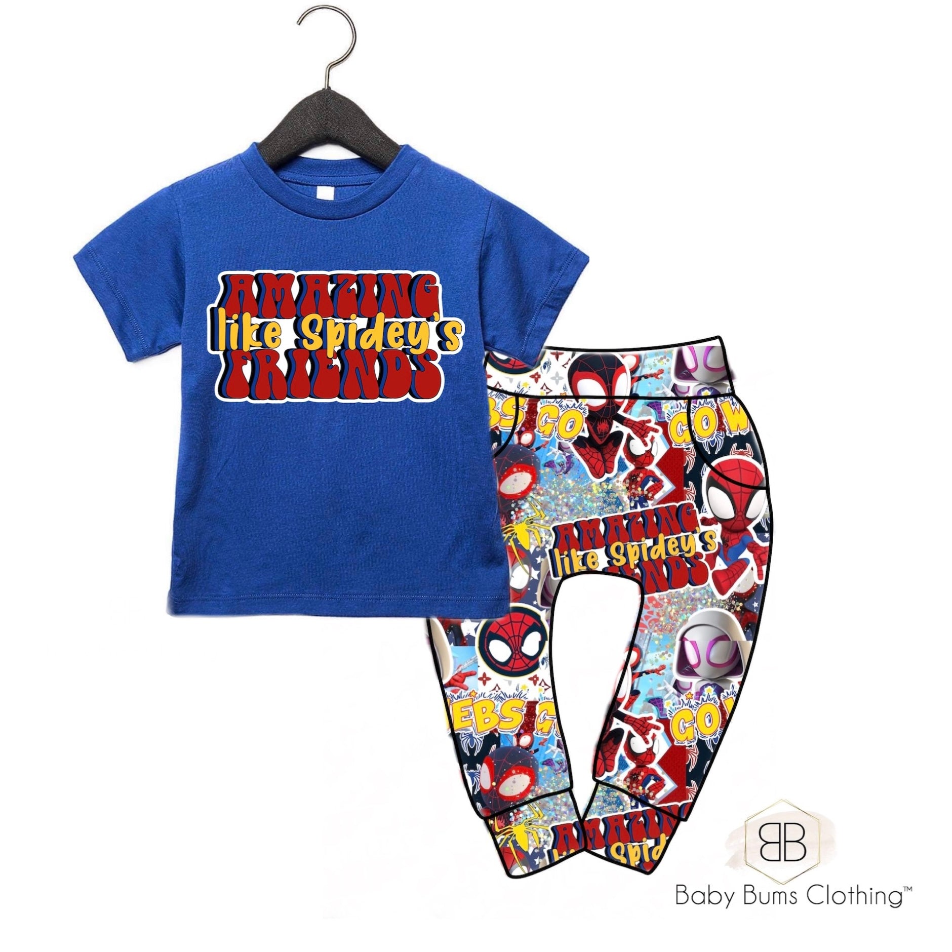 AMAZING LIKE SPIDEYS FRIENDS T-SHIRT - Baby Bums Clothing 