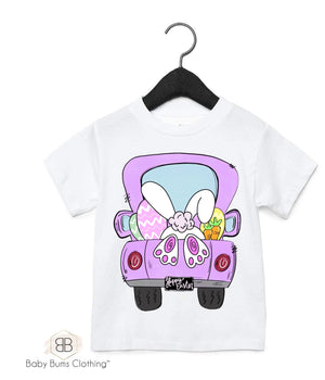 HAPPY EASTER TRUCK T-SHIRT - Baby Bums Clothing 