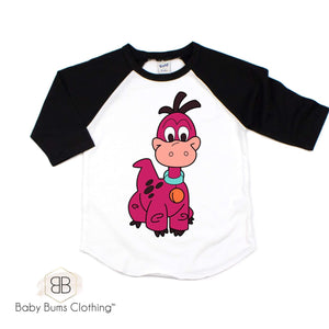 DINO FROM BEDROCK T-SHIRT - Baby Bums Clothing 